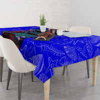 South Caribbean Coast Nicaragua Tablecloth with Manta Ray Coral Reef and Dive into the Spirit Design - Wonder Print Shop