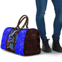 South Caribbean Coast Nicaragua Travel Bag with Manta Ray Coral Reef and Dive into the Spirit Design - Wonder Print Shop