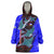South Caribbean Coast Nicaragua Wearable Blanket Hoodie with Manta Ray Coral Reef and Dive into the Spirit Design - Wonder Print Shop