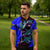 South Caribbean Coast Nicaragua Zipper Polo Shirt with Manta Ray Coral Reef and Dive into the Spirit Design - Wonder Print Shop