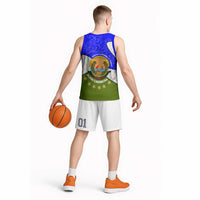 Nicaragua South Caribbean Coast Basketball Jersey with Regional Seal and Ocean Shell Pattern Alma Caribeña Design - Wonder Print Shop