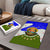 Nicaragua South Caribbean Coast Puzzle with Regional Seal and Ocean Shell Pattern Alma Caribeña Design - Wonder Print Shop