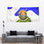 Nicaragua South Caribbean Coast Tapestry with Regional Seal and Ocean Shell Pattern Alma Caribeña Design - Wonder Print Shop