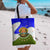 Nicaragua South Caribbean Coast Tote Bag with Regional Seal and Ocean Shell Pattern Alma Caribeña Design - Wonder Print Shop