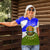 Nicaragua South Caribbean Coast Women Polo Shirt with Regional Seal and Ocean Shell Pattern Alma Caribeña Design - Wonder Print Shop