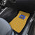 Buffalo Soldiers Christmas Car Mats with Yellow Cartoon Buffalo Santa Hat Design - Wonder Print Shop