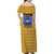 Buffalo Soldiers Christmas Family Matching Off Shoulder Maxi Dress and Hawaiian Shirt with Yellow Cartoon Buffalo Santa Hat Design - Wonder Print Shop
