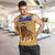Buffalo Soldiers Christmas Men Tank Top with Yellow Cartoon Buffalo Santa Hat Design - Wonder Print Shop