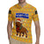 Buffalo Soldiers Christmas Rugby Jersey with Yellow Cartoon Buffalo Santa Hat Design - Wonder Print Shop