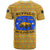 Buffalo Soldiers Christmas T Shirt with Yellow Cartoon Buffalo Santa Hat Design - Wonder Print Shop
