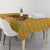 Buffalo Soldiers Christmas Tablecloth with Yellow Cartoon Buffalo Santa Hat Design - Wonder Print Shop