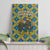 Buffalo Soldiers Christmas Canvas Wall Art with Blue Yellow Plaid Parade Illustration Design - Wonder Print Shop