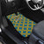 Buffalo Soldiers Christmas Car Mats with Blue Yellow Plaid Parade Illustration Design - Wonder Print Shop