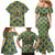 Buffalo Soldiers Christmas Family Matching Mermaid Dress and Hawaiian Shirt with Blue Yellow Plaid Parade Illustration Design - Wonder Print Shop