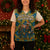 Buffalo Soldiers Christmas Knitted V-Neck Vest with Blue Yellow Plaid Parade Illustration Design - Wonder Print Shop