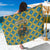 Buffalo Soldiers Christmas Sarong with Blue Yellow Plaid Parade Illustration Design - Wonder Print Shop