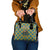 Buffalo Soldiers Christmas Shoulder Handbag with Blue Yellow Plaid Parade Illustration Design - Wonder Print Shop