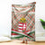 Hungary Christmas Blanket with Red Green Plaid Pattern Crown and Double Cross Motif - Wonder Print Shop