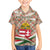 Hungary Christmas Family Matching Off The Shoulder Long Sleeve Dress and Hawaiian Shirt with Red Green Plaid Pattern Crown and Double Cross Motif - Wonder Print Shop