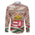 Hungary Christmas Family Matching Puletasi and Hawaiian Shirt with Red Green Plaid Pattern Crown and Double Cross Motif - Wonder Print Shop
