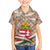 Hungary Christmas Family Matching Summer Maxi Dress and Hawaiian Shirt with Red Green Plaid Pattern Crown and Double Cross Motif - Wonder Print Shop