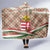 Hungary Christmas Hooded Blanket with Red Green Plaid Pattern Crown and Double Cross Motif - Wonder Print Shop