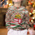 Hungary Christmas Kid Ugly Christmas Sweater with Red Green Plaid Pattern Crown and Double Cross Motif - Wonder Print Shop