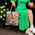 Hungary Christmas Tote Bag with Red Green Plaid Pattern Crown and Double Cross Motif - Wonder Print Shop