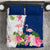 Turks and Caicos Islands Bedding Set with Flamingos Floral Pattern and National Crest Design - Wonder Print Shop