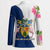 Turks and Caicos Islands Blazer with Flamingos Floral Pattern and National Crest Design - Wonder Print Shop