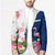 Turks and Caicos Islands Blazer with Flamingos Floral Pattern and National Crest Design - Wonder Print Shop
