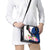 Turks and Caicos Islands Shoulder Handbag with Flamingos Floral Pattern and National Crest Design - Wonder Print Shop