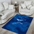 Turks and Caicos Islands Area Rug with Blue Ocean Whale and Coral Reef Design - Wonder Print Shop
