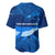 Turks and Caicos Islands Baseball Jersey with Blue Ocean Whale and Coral Reef Design - Wonder Print Shop