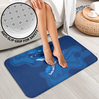 Turks and Caicos Islands Bathroom Set with Blue Ocean Whale and Coral Reef Design - Wonder Print Shop