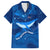 Turks and Caicos Islands Family Matching Summer Maxi Dress and Hawaiian Shirt with Blue Ocean Whale and Coral Reef Design - Wonder Print Shop