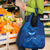 Turks and Caicos Islands Grocery Bag with Blue Ocean Whale and Coral Reef Design - Wonder Print Shop