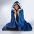 Turks and Caicos Islands Hooded Blanket with Blue Ocean Whale and Coral Reef Design - Wonder Print Shop