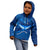 Turks and Caicos Islands Kid Hoodie with Blue Ocean Whale and Coral Reef Design - Wonder Print Shop