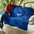 Turks and Caicos Islands Quilt with Blue Ocean Whale and Coral Reef Design - Wonder Print Shop