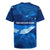 Turks and Caicos Islands Rugby Jersey with Blue Ocean Whale and Coral Reef Design - Wonder Print Shop
