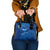 Turks and Caicos Islands Shoulder Handbag with Blue Ocean Whale and Coral Reef Design - Wonder Print Shop