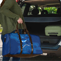 Turks and Caicos Islands Travel Bag with Blue Ocean Whale and Coral Reef Design - Wonder Print Shop