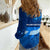 Turks and Caicos Islands Women Casual Shirt with Blue Ocean Whale and Coral Reef Design - Wonder Print Shop