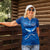 Turks and Caicos Islands Women Polo Shirt with Blue Ocean Whale and Coral Reef Design - Wonder Print Shop