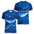 Turks and Caicos Islands Women V-Neck T-Shirt with Blue Ocean Whale and Coral Reef Design - Wonder Print Shop