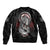 Viking Shieldmaiden Bomber Jacket with Viking Compass Vegvisir - Wonder Print Shop