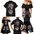 Viking Shieldmaiden Family Matching Mermaid Dress and Hawaiian Shirt with Viking Compass Vegvisir - Wonder Print Shop
