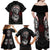 Viking Shieldmaiden Family Matching Off Shoulder Maxi Dress and Hawaiian Shirt with Viking Compass Vegvisir - Wonder Print Shop