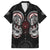 Viking Shieldmaiden Family Matching Puletasi Dress and Hawaiian Shirt with Viking Compass Vegvisir - Wonder Print Shop